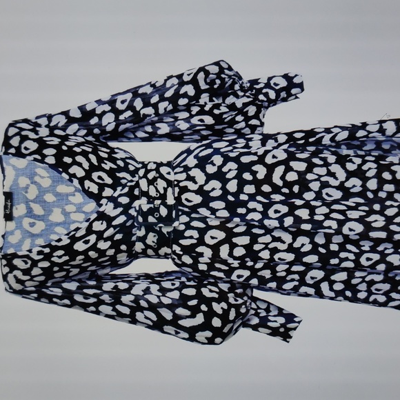 Hanifa Alia Maxi Black White Dress Size XL Sold Out - Picture 9 of 13